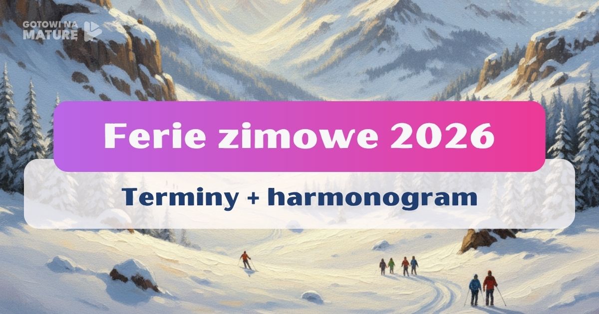 Kiedy ferie zimowe 2026?